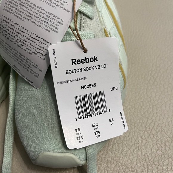 NWT - Reebok x Victoria Beckham Men’s Bolton Low Storm Glow - EU 42.5/US 9.5 - Picture 7 of 8